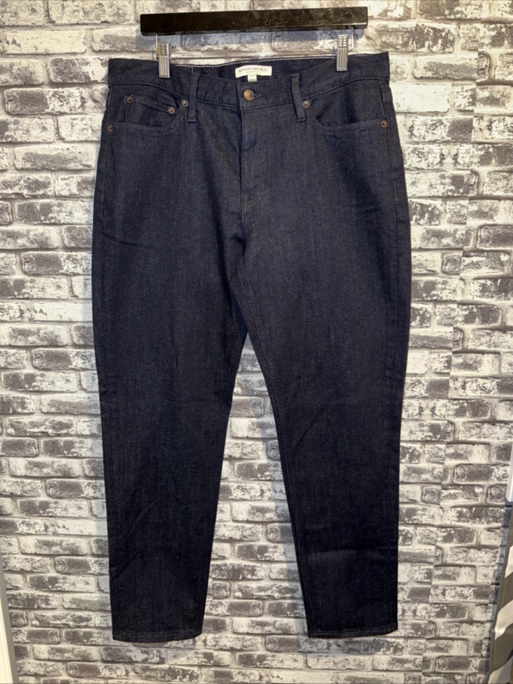 Banana Republic Dark Wash Athletic Fit Stretch TRAVEL Jeans Men's 34 X 32